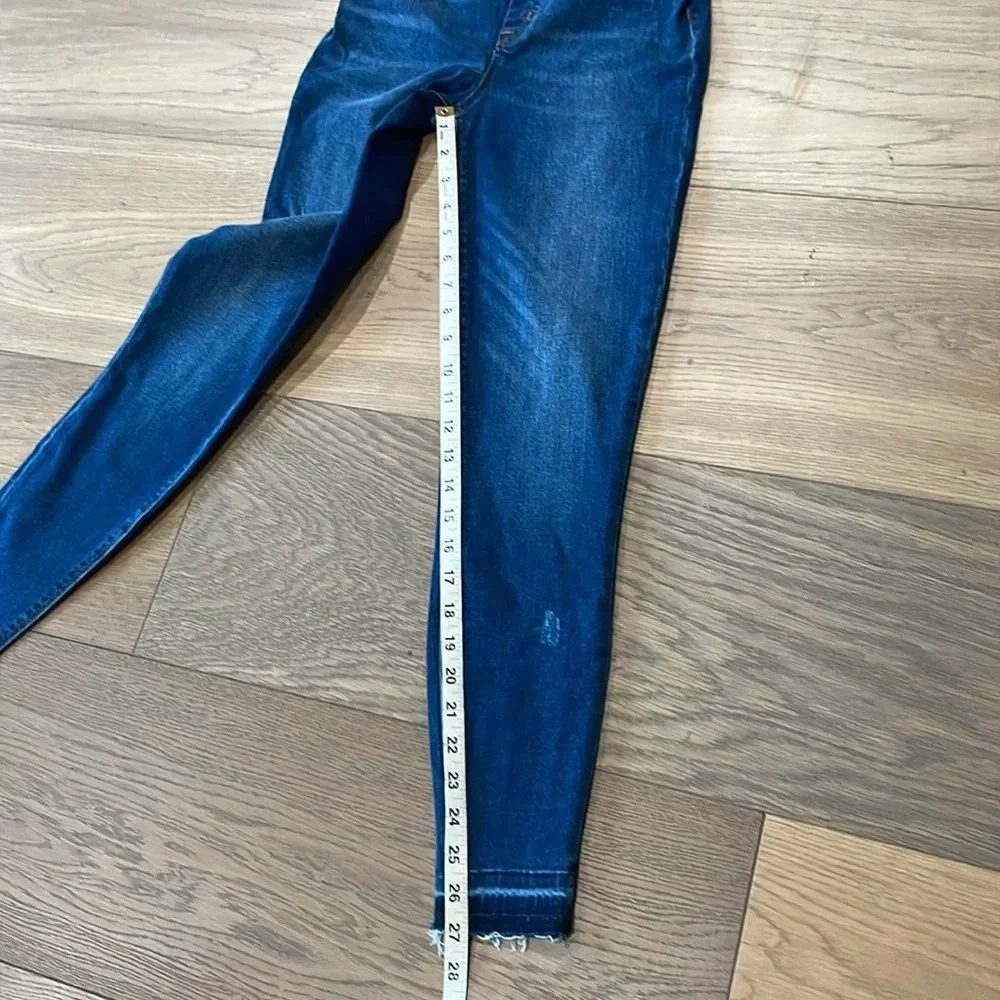 SPANX Distressed Skinny Jean Leggings Size Small